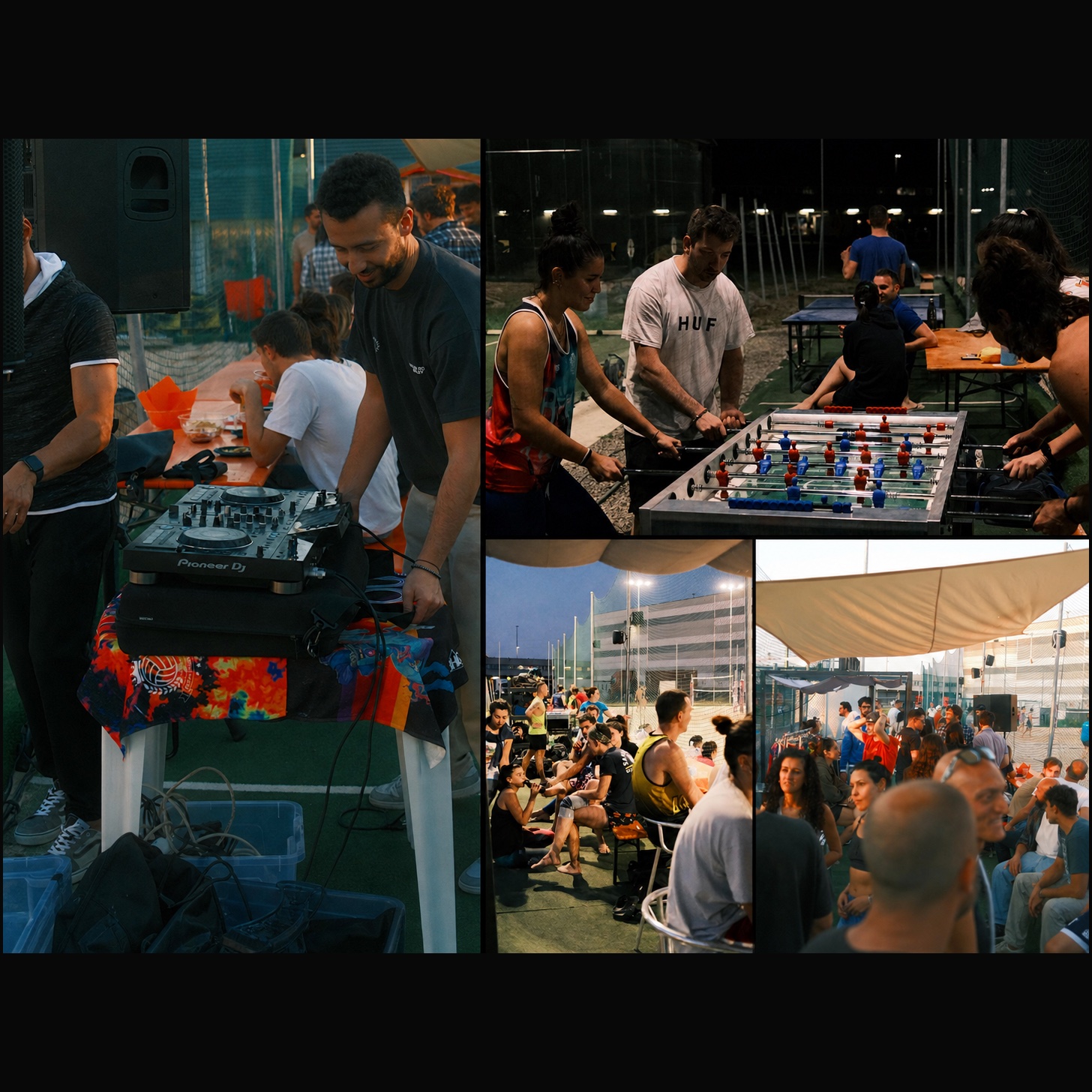 Collage di musica, giochi e momenti di socialità alla BHC Arena